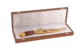 Нож "Барс" с эмалями, Златоуст