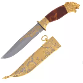 Нож "Барс" с эмалями, Златоуст