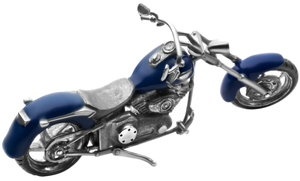 Набор коллекционных мотоциклов «Harley Davidson» из серебра
