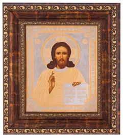 Икона "Иисус Христос" (лик рукописный)