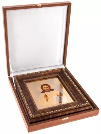 Икона "Иисус Христос" (лик рукописный)