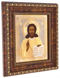 Икона "Иисус Христос" (лик рукописный)