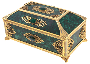 The chest "Malachite casket" Zlatoust