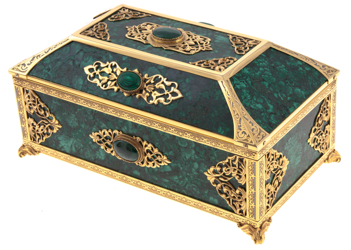 The chest "Malachite casket" Zlatoust