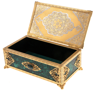 The chest "Malachite casket" Zlatoust