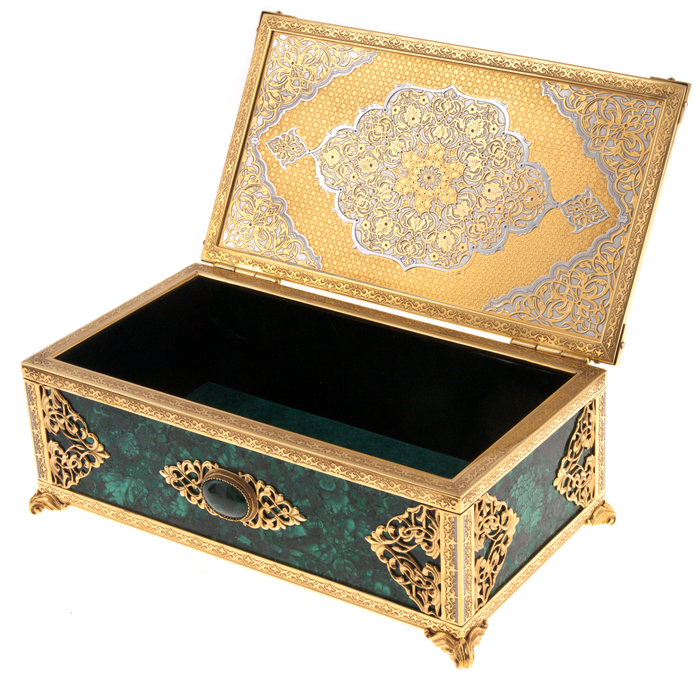 The chest "Malachite casket" Zlatoust