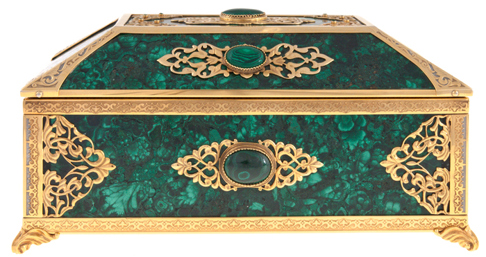 The chest "Malachite casket" Zlatoust