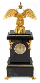 Часы каминные "Двуглавый орел"