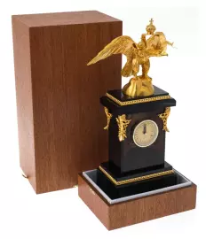 Часы каминные "Двуглавый орел"