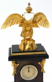 Часы каминные "Двуглавый орел"
