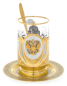 Tea set "Patriot" Zlatoust