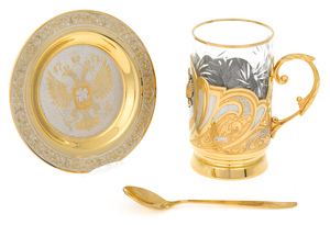 Tea set "Patriot" Zlatoust