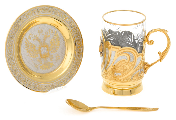 Tea set "Patriot" Zlatoust