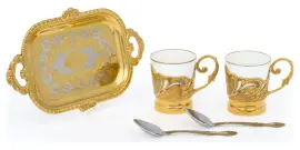 Набор для кофе "Дуэт" Златоуст