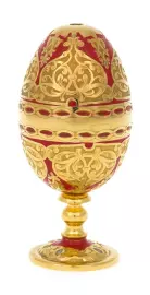 Яйцо-трансформер с эмалями, красное