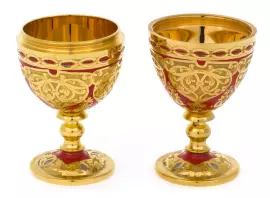 Яйцо-трансформер с эмалями, красное