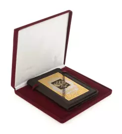 Кожаная обложка на паспорт "Герб РФ"