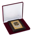 Кожаная обложка на паспорт "Патриот"