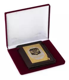 Кожаная обложка на паспорт "Патриот"