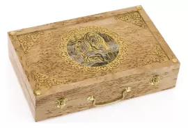 Набор для чистки оружия "Охота на медведя" из карельской березы