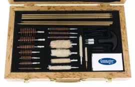 Набор для чистки оружия "Охота на медведя" из карельской березы