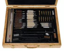 Набор для чистки оружия из карельской берёзы "Противостояние" 63 предмета, Златоуст