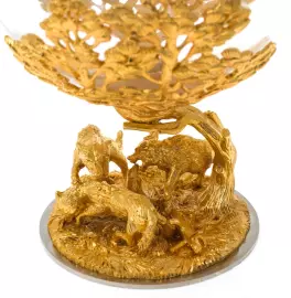 Бокал для коньяка "Охота на волка" Златоуст