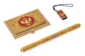 Бизнес-набор "Престиж" с флеш-накопителем 16 GB Бизнес-набор "Престиж" с флеш-накопителем 16 GB