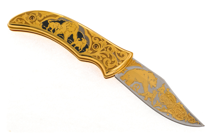 Hunting set "Bear" small, Zlatoust