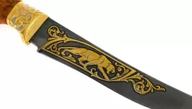 Нож "Барс" дамаск