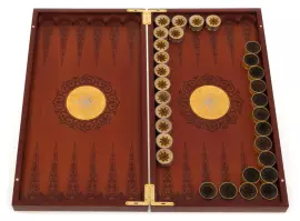 Нарды из ценных пород дерева "Роза ветров" Златоуст