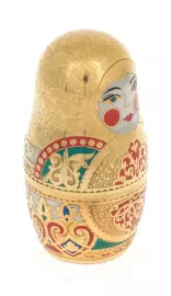 Souvenir "Matryoshka Doll" Zlatoust (13 cm)