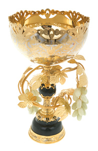 Fruit bowl "Grapes" Zlatoust