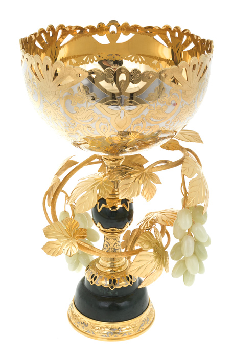 Fruit bowl "Grapes" Zlatoust