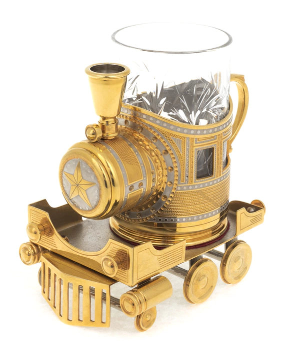 The cup holder "Steam Locomotive"