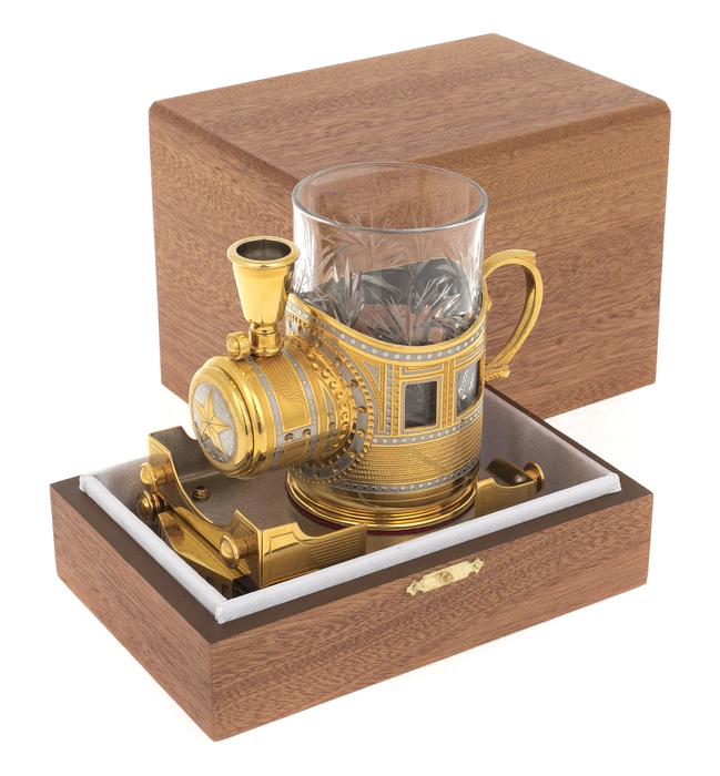 The cup holder "Steam Locomotive"