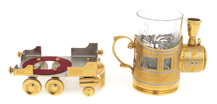 The cup holder "Steam Locomotive"