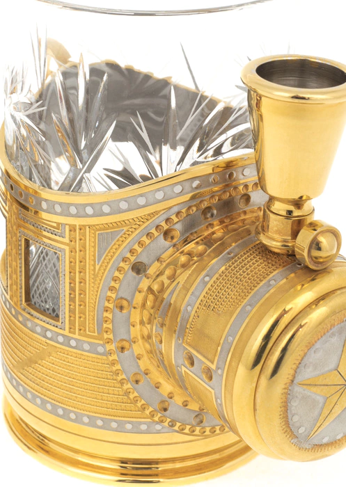 The cup holder "Steam Locomotive"