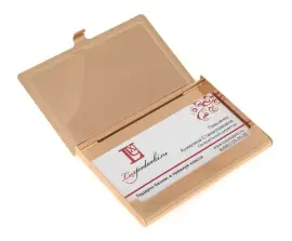 Визитница "Элегант" с кораллом