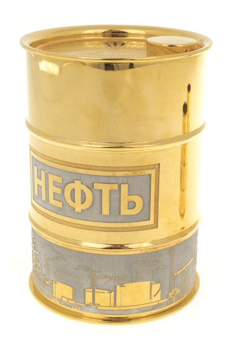 Набор для водки на 3 персоны "Нефть" Златоуст
