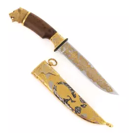 Нож "Охота на медведя" Златоуст