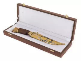 Нож "Охота на медведя" Златоуст