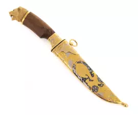 Нож "Охота на медведя" Златоуст