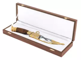 Нож "Рысь" с эмалями