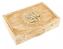 Набор для чистки оружия "Охота на медведя" из карельской березы, Златоуст