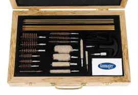 Набор для чистки оружия "Охота на медведя" из карельской березы, Златоуст