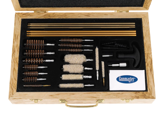 Bear Hunting gun cleaning kit made of Karelian birch, Zlatoust