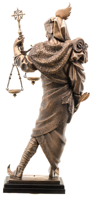The author's bronze sculpture "Golden Fleece"