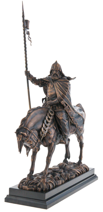 The author's bronze sculpture "Russian Warrior"
