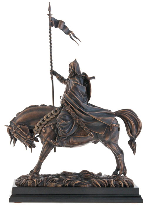 The author's bronze sculpture "Russian Warrior"